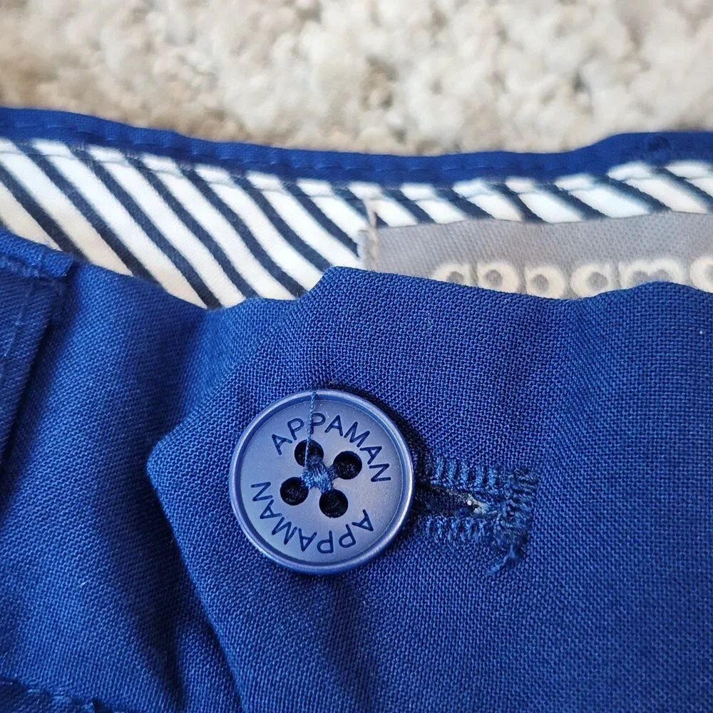 Appaman boys trouser shorts blue size 3T